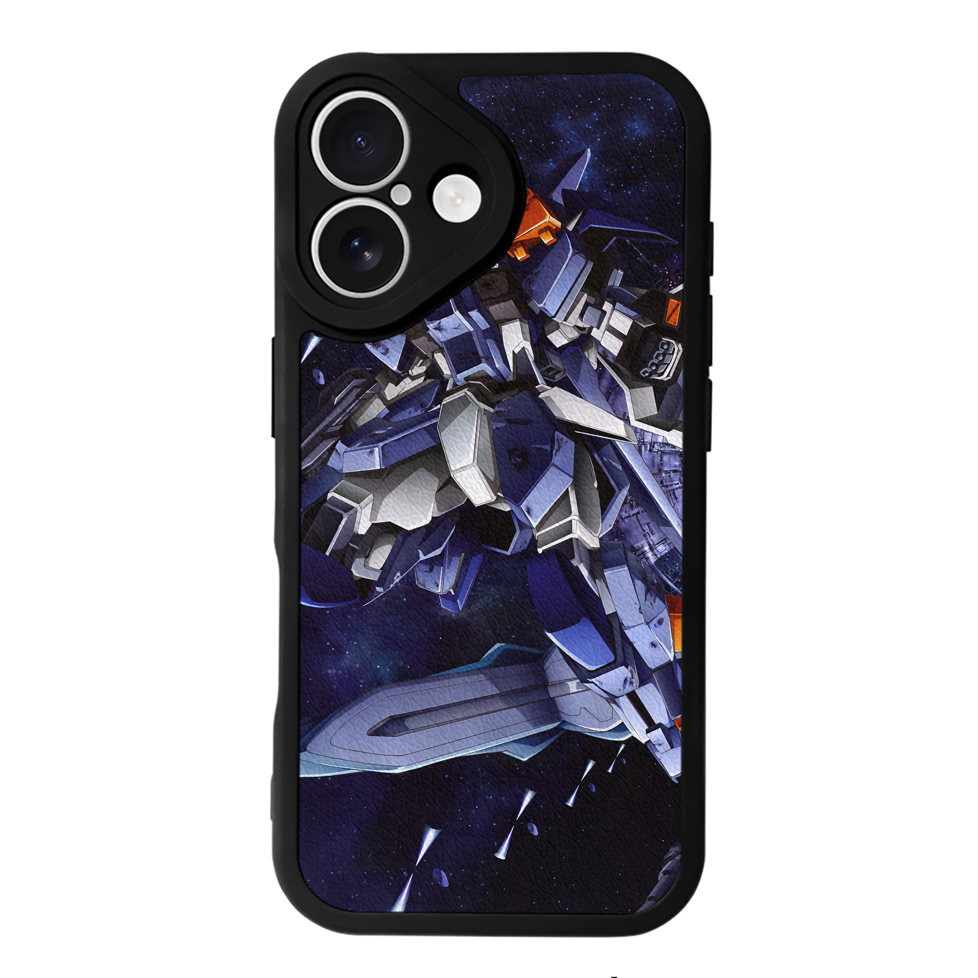 （画像用） 機動戦士ガンダム Mobile Suit Gundam 【iPhone 16シリーズ対応】シリコンスマホケース（レザー調） 材質：シリコン